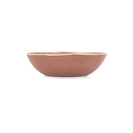 Bidasoa Assiette Creuse Irrégulière Gio en Céramique, Terracota, 19 cm
