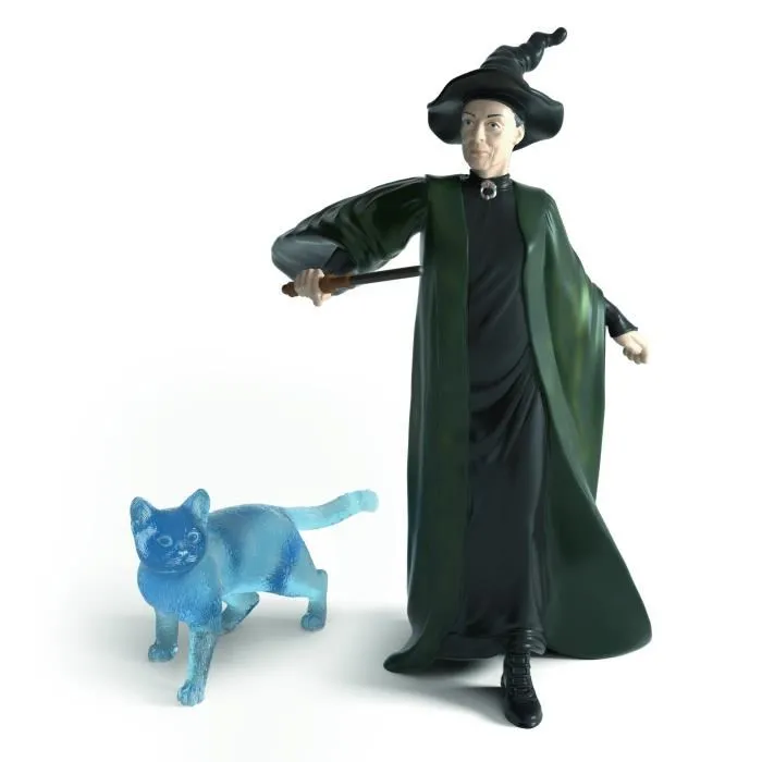 Schleich 42682 - Figurine Harry Potter Professeur Minerva McGonagall et son Patronus Chat Tigré, Jouet Enfant 6 ans et plus Schleich 42682 - Figurine Harry Potter Professeur Minerva McGonagall et son Patronus Chat Tigré, Jouet Enfant 6 ans et plus