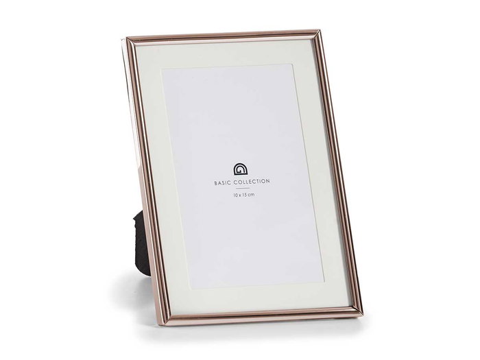 Giftdecor Porte-photos Acier Cuivre 10x15 cm avec Verre (Set de 36)