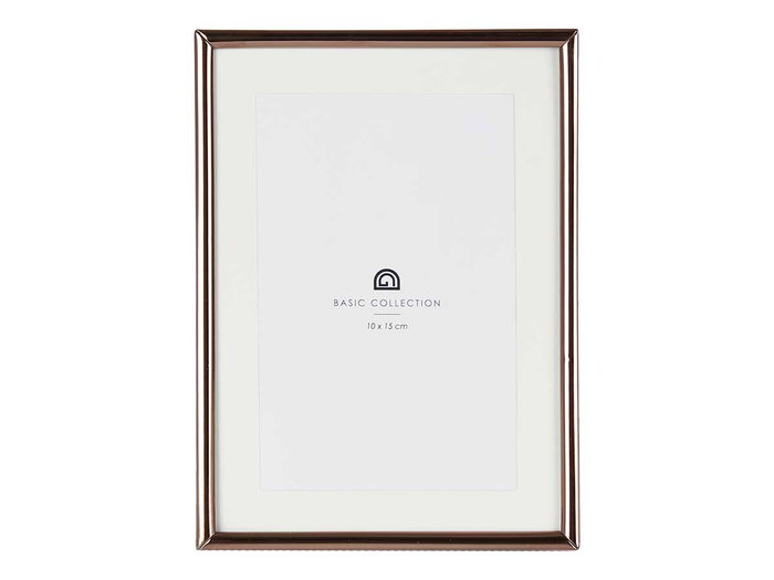 Giftdecor Porte-photos Acier Cuivre 10x15 cm avec Verre (Set de 36)