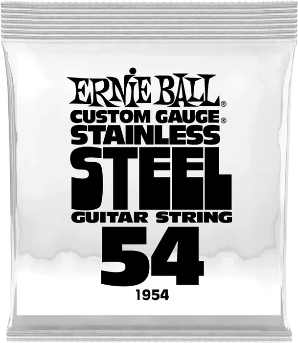 Ernie Ball Cordes Électriques Stainless Steel .054 (Set de 6) Ernie Ball Cordes Électriques Stainless Steel .054 (Set de 6)