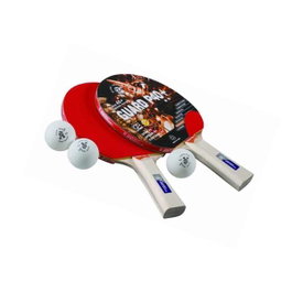 Ociotrends B2 Star - Jeu de raquettes de ping pong avec 2 raquettes et 3 balles ABS, recommandé à partir de 8 ans