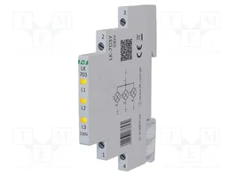 F&F Indicateur de tension LK-703Y 3x230VAC jaune