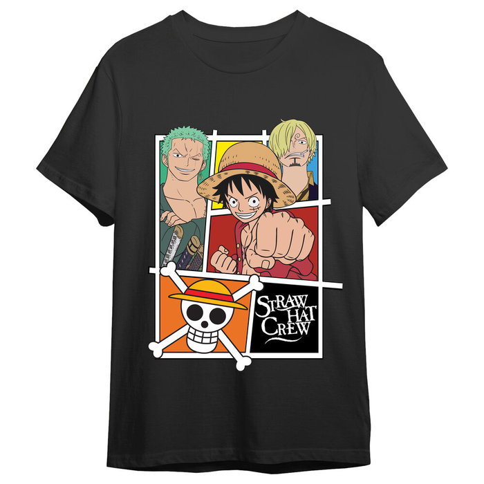 TOEI ANIMATION T-shirt One Piece Straw Hat Crew adulte en coton - Taille XL TOEI ANIMATION T-shirt One Piece Straw Hat Crew adulte en coton - Taille XL