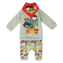 Cerdá Ensemble de sport Justice League Gris 3-6 Mois
