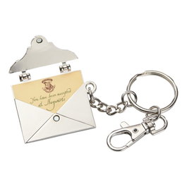 Noble Collection Harry Potter porte-clés métal Poudlard Acceptance Letter