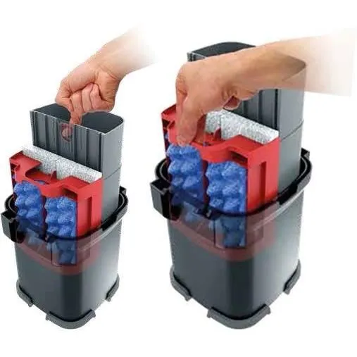 Fluval 207 Filtre extérieur pour aquarium 60-220 litres, Série 07, 25% plus silencieux - Dimensions: 19 x 18 x 42 cm