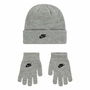 Bonnet et gants Nike Club Gris