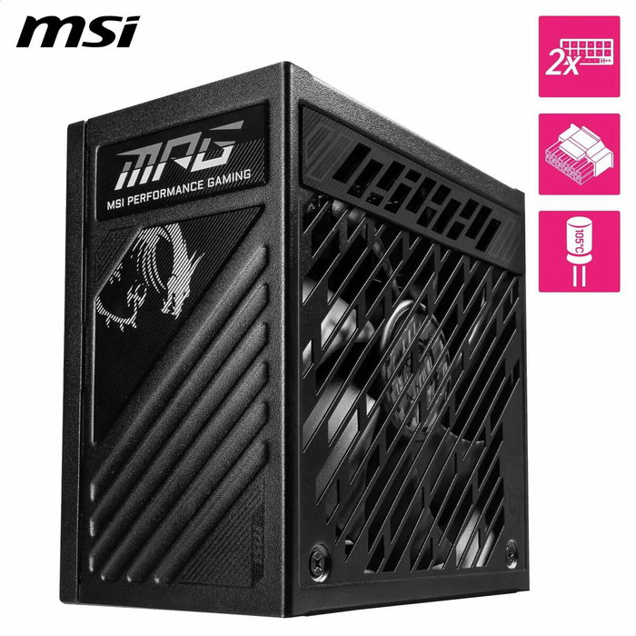 Bloc d’Alimentation MSI MPG A1250GS PCIE5 1250 W 80 Plus Gold ATX