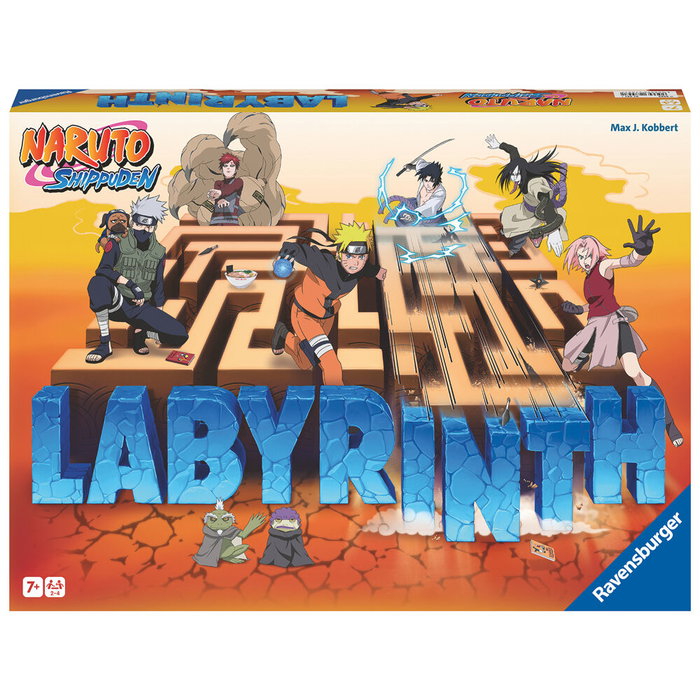 RAVENSBURGER Jeu de Société Labyrinth - Edition Naruto Shippuden, Dès 7 Ans, 2 à 4 Joueurs, Partie de 30 Minutes