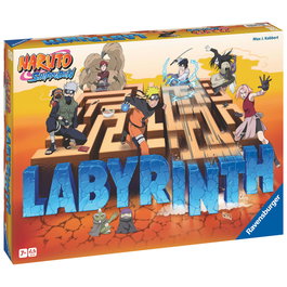 RAVENSBURGER Jeu de Société Labyrinth - Edition Naruto Shippuden, Dès 7 Ans, 2 à 4 Joueurs, Partie de 30 Minutes