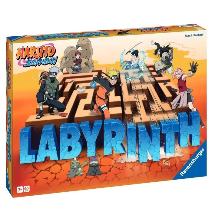 Ravensburger Jeu de société Naruto Labyrinth Naruto Shippuden - 7 ans et plus - RAV4005556275571
