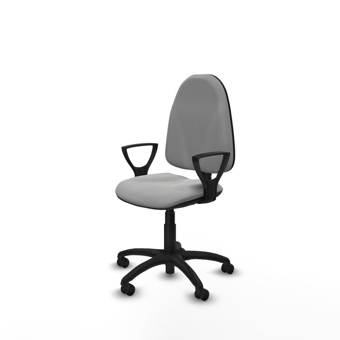 PIQUERAS Y CRESPO Chaise de bureau Algarra, similicuir gris clair, mécanisme contact permanent PIQUERAS Y CRESPO Chaise de bureau Algarra, similicuir gris clair, mécanisme contact permanent