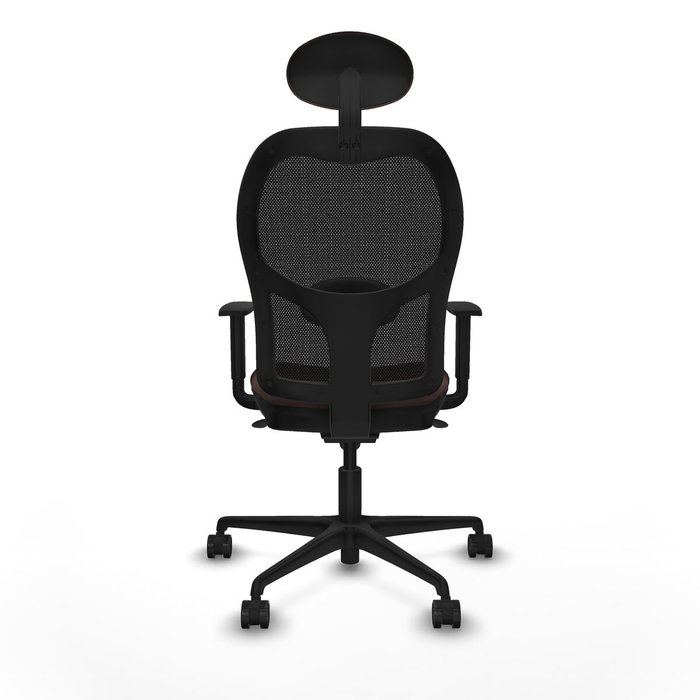 Piqueras y Crespo 1D036N1 Chaise de Bureau Noir et Brun foncé