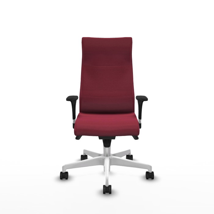 Piqueras Y Crespo Fauteuil de bureau Albacete, mécanisme synchrone, tissu granat