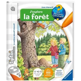 Ravensburger - tiptoi - Livre interactif - Je découvre la forêt - Jeu éducatif sans écran - Dès 4 ans - Réf. 13099005