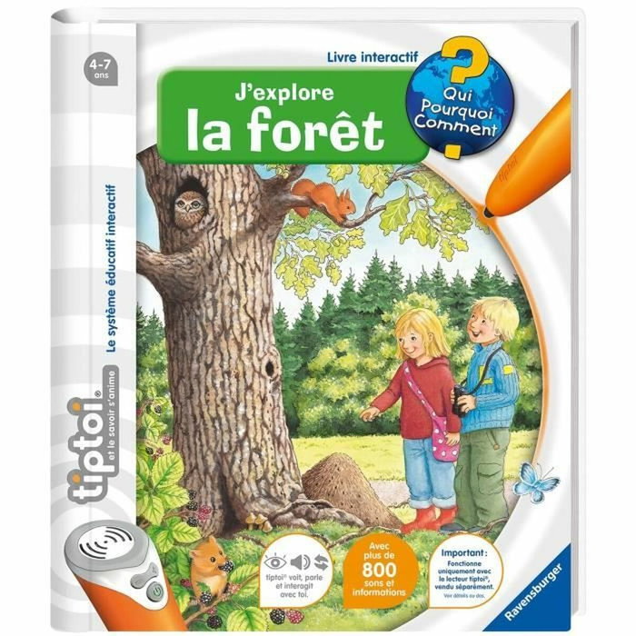 Ravensburger tiptoi Je découvre la forêt - Livre interactif Ravensburger tiptoi Je découvre la forêt - Livre interactif