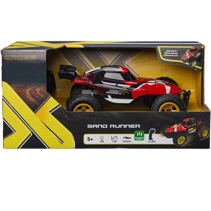 Silverlit Voiture radiocommandée EXOST Sand Runner Mini Buggy - 1:24 - 2.4 GHz - 15 km/h - Tout-terrain - Batterie rechargeable - Pour enfants dès 5 ans