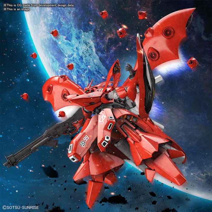 BANDAI HOBBY Nightingale Mobile Suit Gundam: Char's Counterattack-Beltorchika's Children Model Kit 1/144 Real Grade