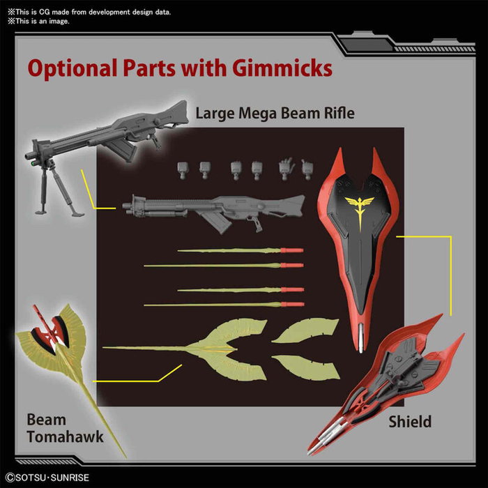 BANDAI HOBBY Nightingale Mobile Suit Gundam: Char's Counterattack-Beltorchika's Children Model Kit 1/144 Real Grade