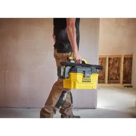 Stanley Fatmax V20 Aspirateur sans fil pour eau et poussière 18V - SFMCV002B-XJ - Sans batterie