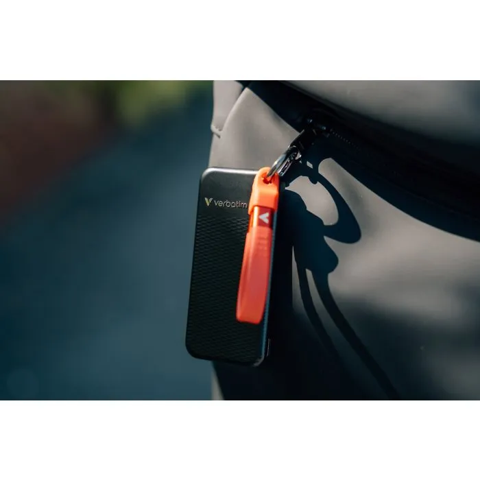 Verbatim Pocket Disque SSD externe 2 To Noir/Rouge USB-C
