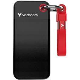 Verbatim Pocket Disque SSD externe 2 To Noir/Rouge USB-C