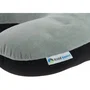 Kine Travel - Coussin Microbilles 2 en 1 Cale Nuque et Oreiller de Voyage 37x29x10cm (Noir/Gris), Approuvé Kinésithérapeute, Textile Doux