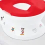 Disney Baby Bright Starts - Pot d'apprentissage Mickey Mouse My Size 2 en 1 avec réducteur de toilette amovible, son et autocollants - Pour enfant 18 mois et plus