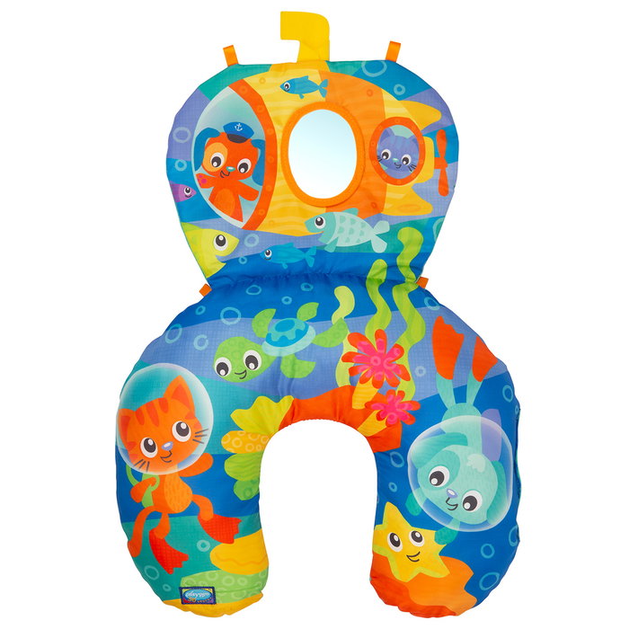 Playgro Coussin Abdominal Ocean Adventure pour Bébé - Aide à Renforcer le Cou et les Épaules - Tous Âges