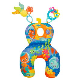 Playgro Coussin Abdominal Ocean Adventure pour Bébé - Aide à Renforcer le Cou et les Épaules - Tous Âges