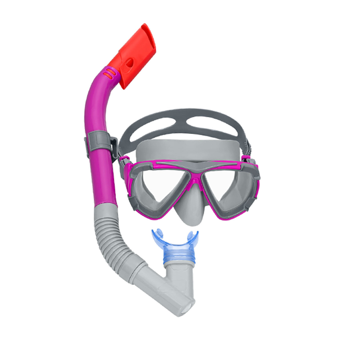 Bestway Masque et Tubé Adulte avec Valve de Purge Couleur Assortie 24029