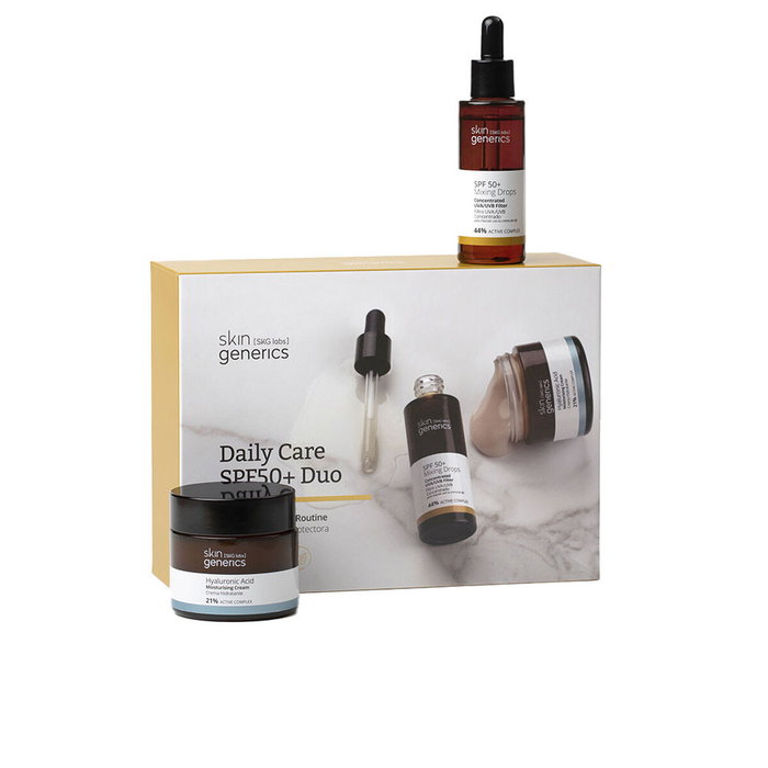 Skin Generics Daily Care Duo 2 Pièces - Crème Hydratante et Sérum SPF 50+ Skin Generics Daily Care Duo 2 Pièces - Crème Hydratante et Sérum SPF 50+