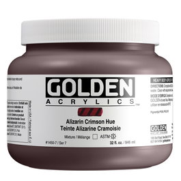 Golden Couleurs Acryliques Heavy Body Carmin Alizarine 946 ml