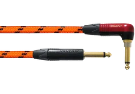 CORDIAL Câble d'instrument jack-jack Silent acodado orange UV 6m