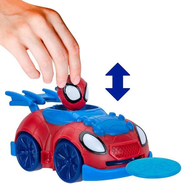 Jazwares Coche Spidey lance des disques 10 cm - Modèles surtissus