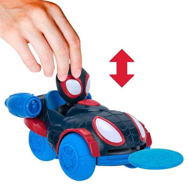 Jazwares Coche Spidey lance des disques 10 cm - Modèles surtissus