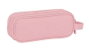 Safta Trousse Fourre-Tout Double Rose 21x8x6cm