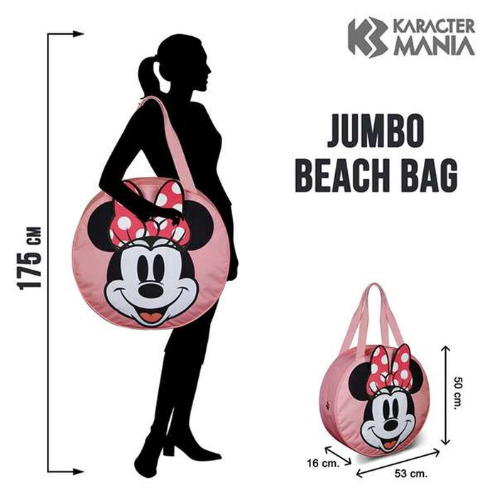 Sac de plage Minnie Mouse Rose Sac de plage Minnie Mouse Rose