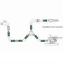 SATURNIA Connecteur tuyau plastique 1/2 blister