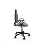 PIQUERAS Y CRESPO Chaise de bureau Algarra en simili cuir gris