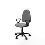 PIQUERAS Y CRESPO Chaise de bureau Algarra en simili cuir gris
