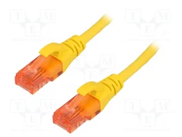 DIGITUS Cordon de raccordement Cat 6 U/UTP 3m jaune