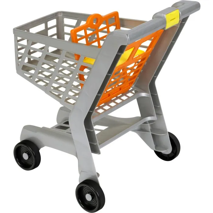 Klein - Chariot de supermarché jouet pour enfant Shopping Center, 42 x 46 x 35 cm, plastique, à partir de 3 ans