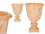 Ibergarden Copa Terracota Grande Hojas 17.5x25 cm Ciment Marron (Set de 6)