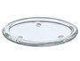 GIFTDECOR PORTAVELAS GRANDE REDONDO CRISTAL