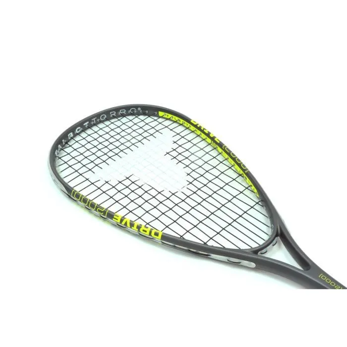 Talbot Torro DRIVE 2000 - Raquette de Squash en Graphite Composite, Tête 500 cm², Cadre 19 mm/160 g, Cordage US 500, Poids 200 g