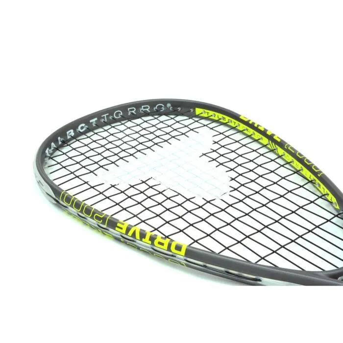 Talbot Torro DRIVE 2000 - Raquette de Squash en Graphite Composite, Tête 500 cm², Cadre 19 mm/160 g, Cordage US 500, Poids 200 g