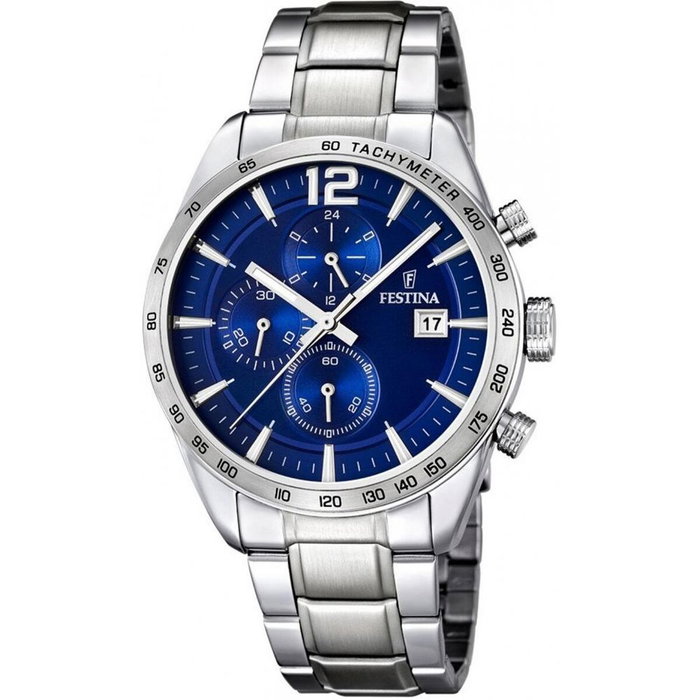 Montre Homme Festina F16759/3 Argenté Montre Homme Festina F16759/3 Argenté