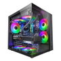 Mars Gaming MCVONE Boîtier PC ATX Cube Noir - Double Vitre Trempée